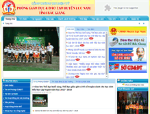 Tablet Screenshot of lucnam.edu.vn